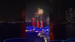 #Dubai 2021 New Year Firework under Jumeirah Beach Residence.