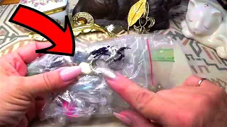 You won't believe it! I found a TREASURE in a landfill took away Antiques and vintage jewelry!