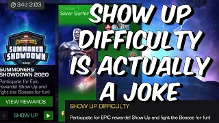 Show Up Difficulty is a JOKE- Summoner Showdown Terrible Design Rant - Marvel Contest of Champions