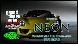 GTA ONLINE - 'Pfister Neon' - NEW DOOMSDAY HEIST DLC - PURCHASE / ALL UPGRADES & OPTIONS