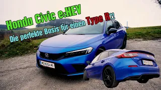 Honda Civic e:HEV - kann der kompakte Riese überzeugen?! (4K UHD) | Cars & Cakes