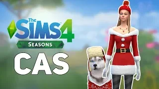 |Канун Нового Года и собака|-The sims 4 CAS.