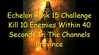 Ghost Recon Breakpoint Echelon Rank 15 Challenge Kill 10 Enemies In 40 Seconds In The Channels
