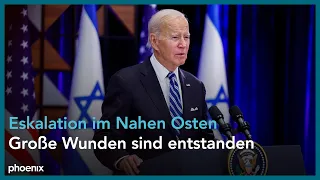 Statement US-Präsident Joe Biden in Israel