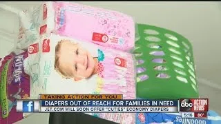 Major retailer launching effort to help diaper gap