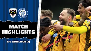 Highlights | AFC Wimbledon 0-1 Dale