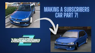 Making a Subscribers Car in Need for Speed Underground 2 - Part 7