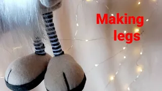 Make legs for a Gnome Bunny!!