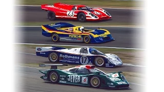 Porsche 917, 962c, 917-30 and 911 GT1 (Zandvoort demo laps)