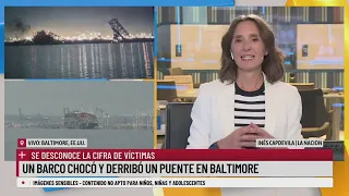 Un barco chocó y derribó un puente en Baltimore; el análisis de Inés Capdevila