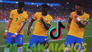 Neymar,Vinicius Jr, Lucas Paquetá dancinha desenrola e bate e joga pro ladinho tik tok