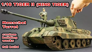 1/16 German Tiger II (King Tiger) Königstiger Ausf. B Henschel Turret 1945 Custom Building Works