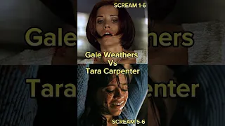 Gale Weathers VS Tara Carpenter #ghostface #scream #shorts