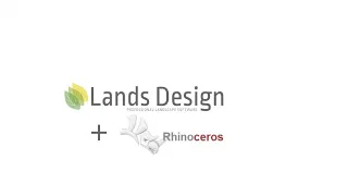 Rhino landscape design plugin: Lands Design (by Asuni)