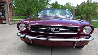 1965 Mustang convertible detailed walkaround