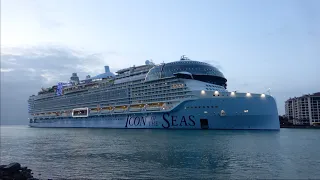 Icon of the Seas Maiden Arrival into Miami!