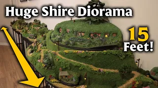 Making a Huge Shire / Hobbiton Diorama with Weta Workshop's Hobbit Holes