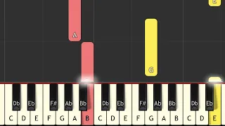 FEELINGS  piano tutorial