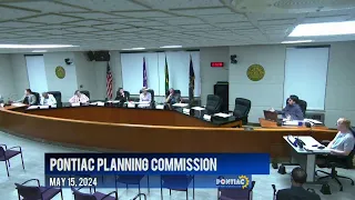 Pontiac Planning Commission 5-15-24