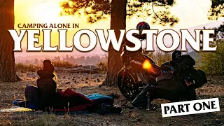 Solo Motorcycle Camping Trip to Yellowstone. 9 Days, 2500 Mile Road Trip on my Harley! (Part One)