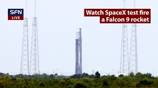 Watch live as SpaceX test fires a Falcon 9 rocket