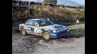 Best of.....Subaru Legacy RS.  Action/Mistakes/Full Speed/Real Action   Season 1993.