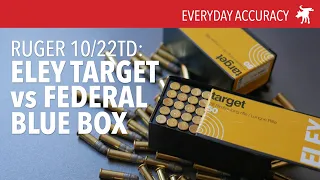 Eley Target vs Federal Range 22LR: Brit vs Merica