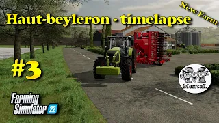 Farming Symulator 22 - Haut-Beyleron #3 New Farm Timelapse Gameplay Xbox Series X