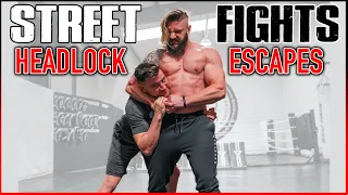 Most Painful Self Defence Moves | HEADLOCK ESCAPE TECHNIQUES Anyone Can Use | STREET FIGHTS (Pt.1)