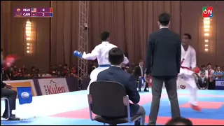 [KARATE] Male Individual 75kg Kumite GOLD Medal SEA Games 2023 [MALAYSIA vs CAMBODIA]