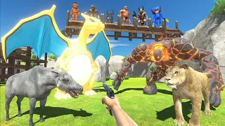 Charizard Pokemon, Fire Dinosaur Where Are You? - Animal Revolt Battle Simulator