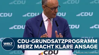 DEUTSCHLAND: Klare Worte von Friedrich Merz! CDU beschließt neues Grundsatzprogramm