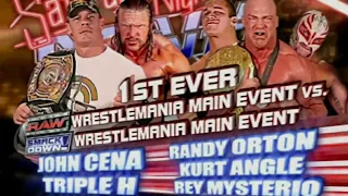 Randy Orton & Rey Mysterio and Kurt Angle vs Triple H & John Cena SMME Mar 18,2006