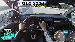 2020 Mercedes GLC 220d 4Matic 194 PS TOP SPEED AUTOBAHN DRIVE POV