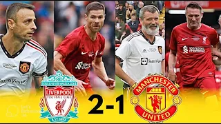 Liverpool Legends vs Manchester United Legends 2-1 Goals & Highlights