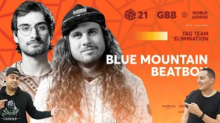 Blue Mountain Beatbox I GBB 2021: WORLD LEAGUE I Tag Team Elimination | REACTION