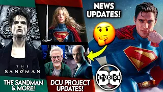 This Could be BIG?! Superman Set FILMING, DCU Updates + The Sandman Season 2 & MORE!!