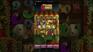 Extra Chilli slot only 8 spins Big win!!!