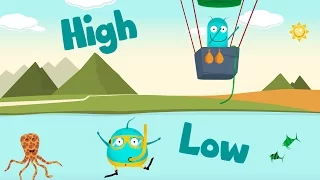 *FULL SONG  HIGH & LOW* | This & That | Learning for kids opposites words