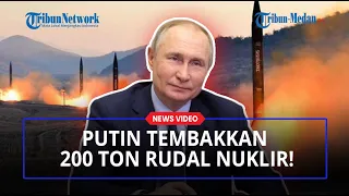 PUTIN Pamerkan Rudal Balistik Antar Benua ICBM saat Latihan Nuklir, Respon Bom Kotor Ukraina