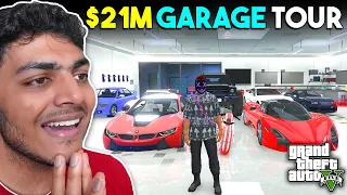 $21 Million SUPERCAR Garage Tour 😍 | GTA 5 Grand RP #16 | MrLazy [HINDI]