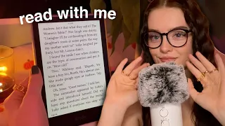 ASMR read with me 💫 extremely close semi inaudible whispers