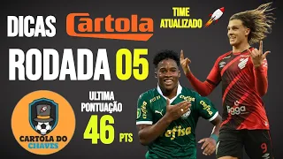 DICAS CARTOLA FC 2024 | RODADA 05 TIME ATUALIZADO, BORA MITAR!