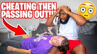 APOLOGIZING For CHEATING Then PASSING OUT PRANK On Boyfriend!!