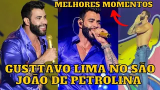 Gusttavo Lima no São João de Petrolina ARRASTA MULTIDÃO e termina show sem CAMISA(Melhores momentos)