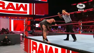 Wwe Raw 2018 braun strowman vs Elias samson