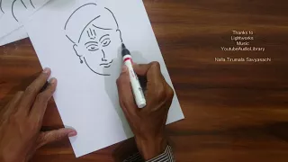 How To Draw Tenali RamaKrishna