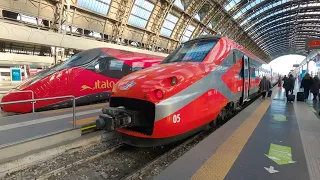 London to Italy by Train in Winter (Bernina pass)