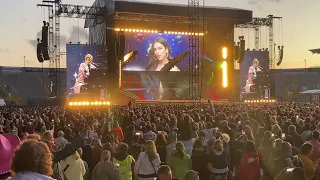 Elton John Cold Heart with Dua Lipa in Pairc Ui Caoimh, Cork, Ireland, July 1, 2022