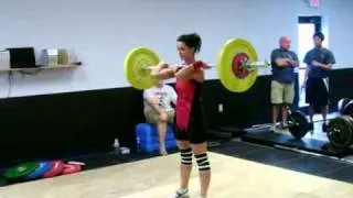 Amber Chauncey Clean & Jerk 55kg